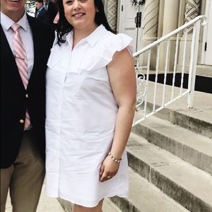 WHO WHAT WEAR-White Sundress